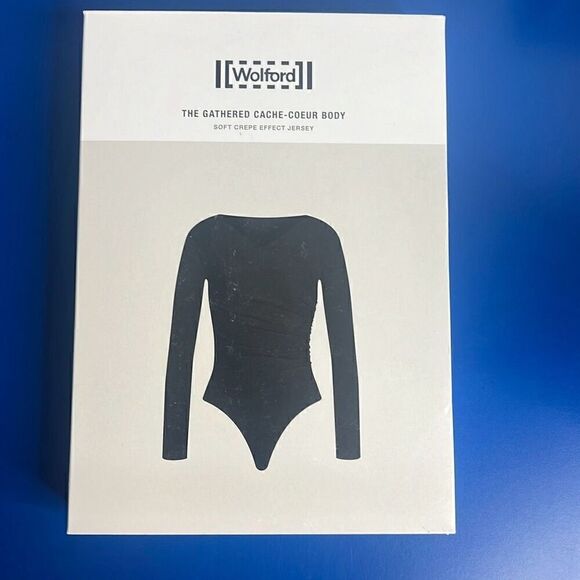 NWT Wolford Gathered Cache-Coeur Body Nude M - Picture 6 of 16